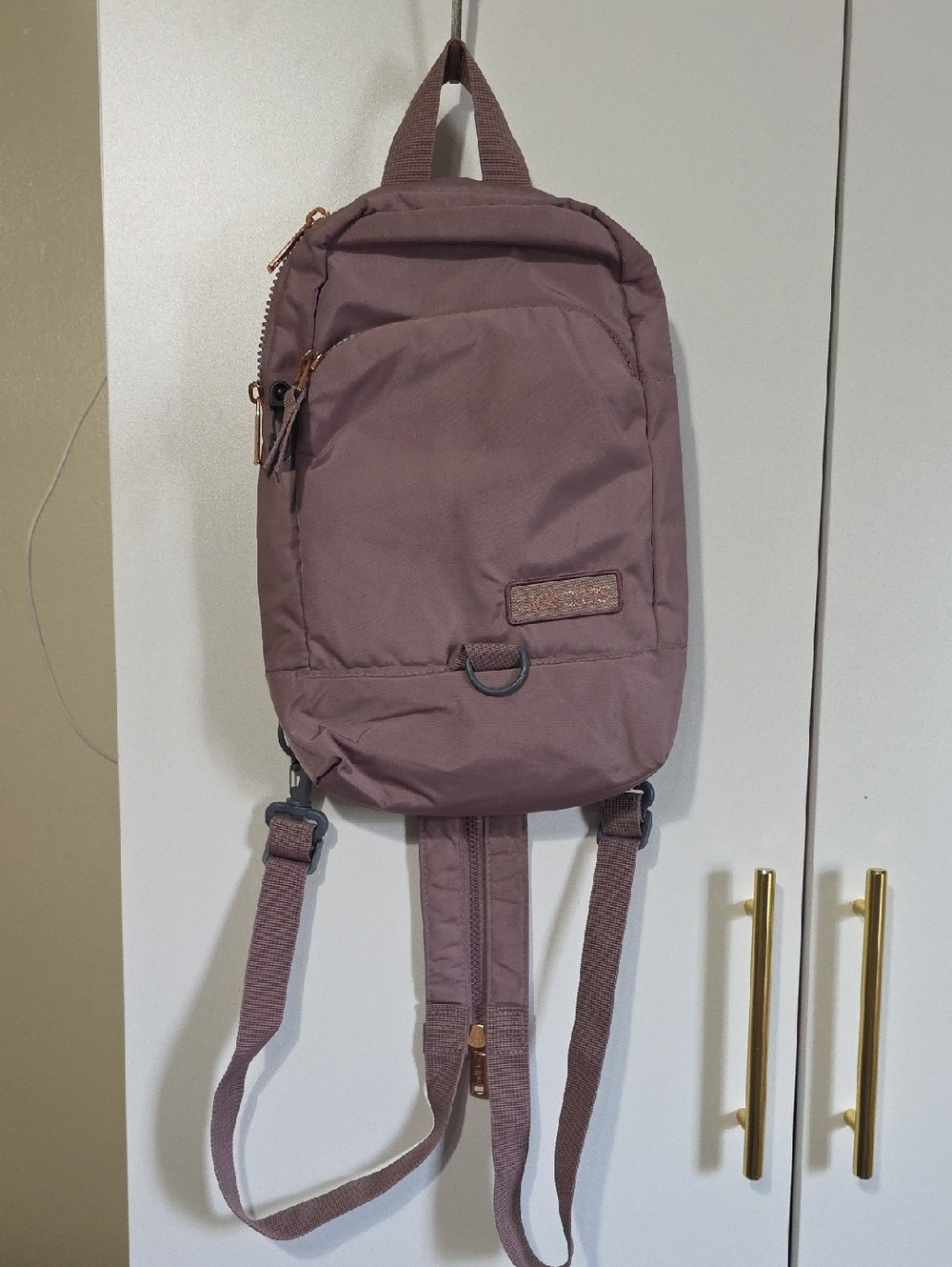 Unisex Adidas  Mauve Sling Backpack - Casual Everyday Bag